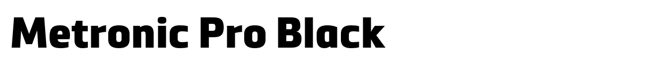 Metronic Pro Black